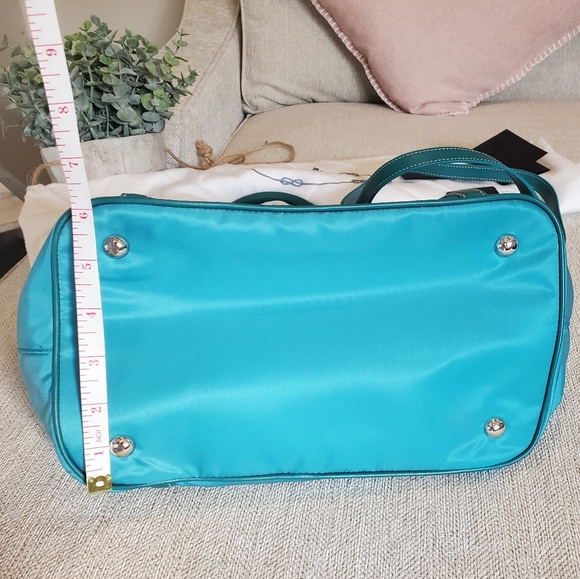 Brand new Prada Turquoise nylon leather purse - Picture 4 of 15